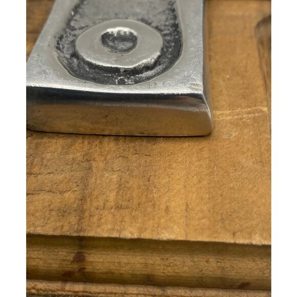 Folk Art Rustic Wood And Pewter Wall‎ Hanging  Cross. - Picture 5 of 9